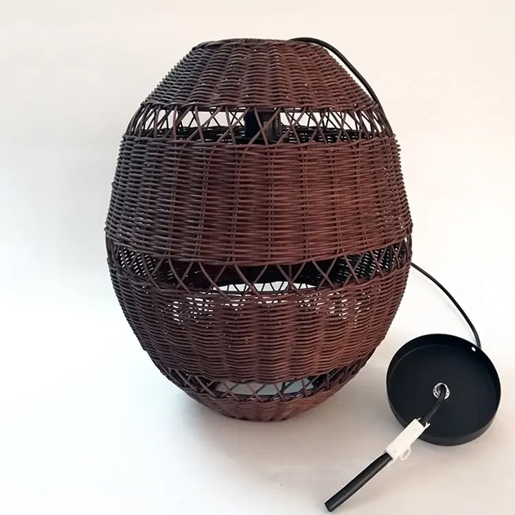 natural rattan pendant lamp