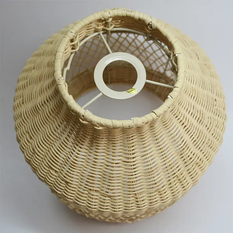 natural woven ceiling light