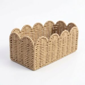paper rope storage baskets