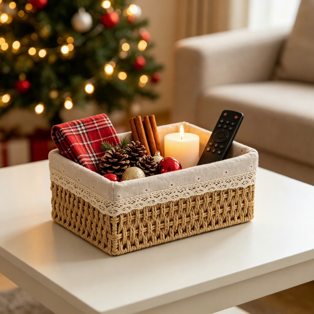 paper rope storage baskets